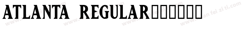 ATLANTA Regular字体转换